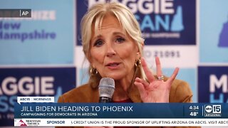 First Lady Jill Biden headed to Phoenix for political events this weekend