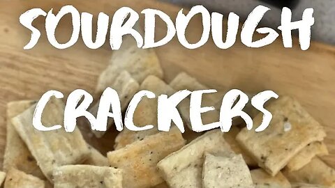 Sourdough Crackers Part 3 Follow for More From Scratch Recipes!