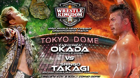 Kazuchika Okada Vs Shingo Takagi (NJPW Wrestle Kingdom 16 In Tokyo Dome Day 1) Highlights
