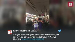 Student Graduates On Subway | Rare Life