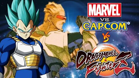 One Punch Vegeta!!! Marvel Vs Capcom Vs Dragon Ball FighterZ