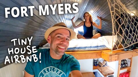 Pink TINY HOUSE Living Near the Beach | Fort Myers Beach, Florida