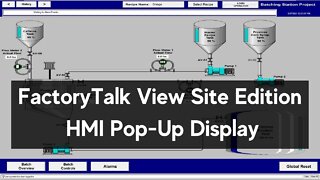 FactoryTalk View Site Edition Pop-Up Display Editing Tips | Batching PLC Day-34