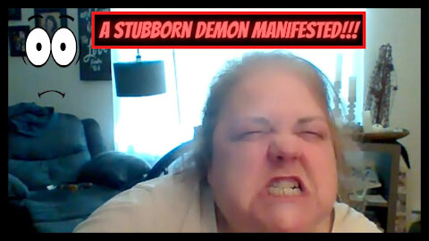 A STUBBORN DEMON MANIFESTED AND CAME OUT OF A WOMAN ON A ZOOM CALL!!!