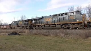 CSX L321 Local Manifest Mixed Freight Train from Sterling, Ohio December 8, 2023