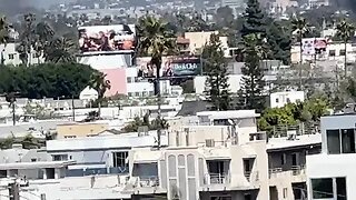 A large fire in Los Angeles seems to be around Beverly and Fairfax area.