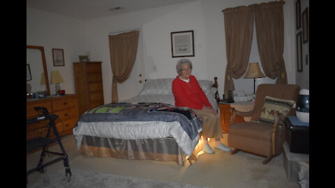 Myrtle T's Testimonial on under bed lighting to reduce risk of falling