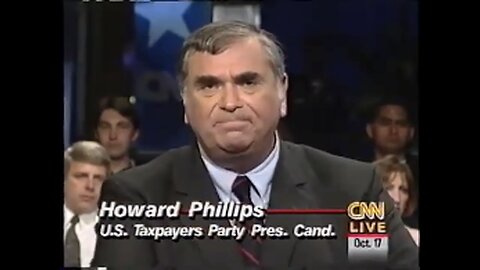 Howard Phillips on CNN's Larry King Live (October 16, 1996)