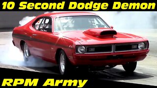 Big Tire 10 Second Dodge Demon Drag Racing