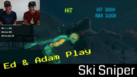 Game Night: Ed & Adam Play Ski Sniper on Switch!