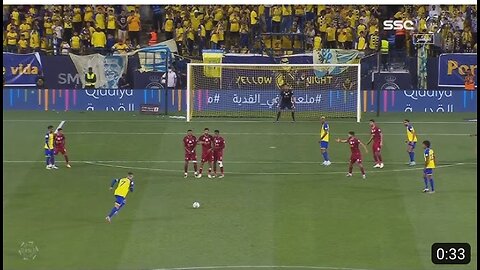 Cristiano Ronaldo Freekick goal at Al nassr