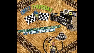 DIRTY THURSDAY - with 2023 RCS NOSA Sprint Car Champ, #13, "Dynamite" Mark Dobmeier!!!