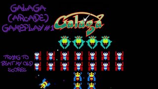 Galaga (arcade) GamePlay #1 (PC)