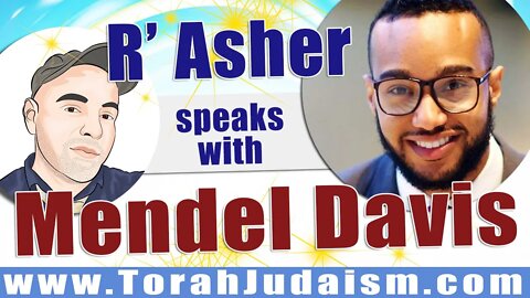 R' Asher speaks with Mendel Davis