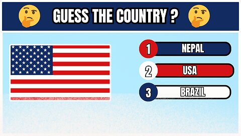 Guess the Country by the Flag Quiz !!!!!!