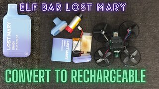 How To Recharge and Refill Elf Bar Lost Mary disposable| ElfBar Lost Mary convert to rechargeable18+