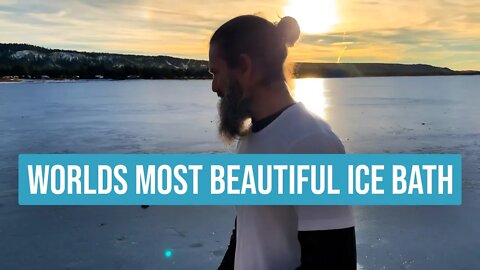 Worlds Most Beautiful Ice Bath | Big Bear Frozen Lake
