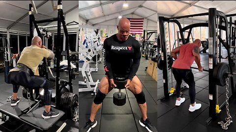 Dwayne Johnson (Rock) Is Always Inspiring Watch Out His Gym Workout Sessions