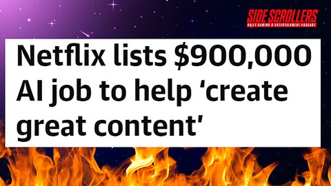 Netflix INSANE $900k Job, UFO Hearing, Futurama x Fortnite | Side Scrollers Podcast