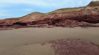 Beautiful Red Sand at Cavendish Beach