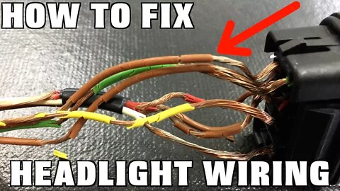 How To Replace Headlight Wiring