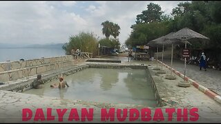 MUDBATHS AND HOT SPRING POOLS AT DALYAN TURKEY