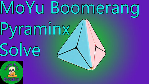 MoYu Boomerang Pyraminx Solve