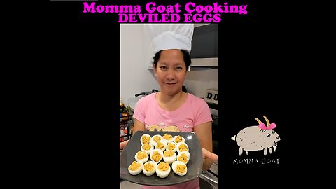 Momma Goat Cooking - Bacon Cheddar Deviled Eggs - Best Deviled Eggs #food #cookwithmelive #recipe