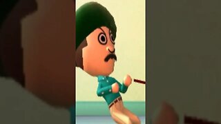 Two Miis Fighting Over A Teddy Bear