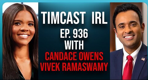 Timcast IRL Christie DROPS OUT Caught On HOT MIC Townhall w_ Vivek Ramaswamy Candace Owens