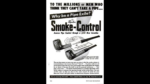 this old pipe Episode #1 1946-9 Ranalt, Smoke Control Deluxe Pot Pat# On