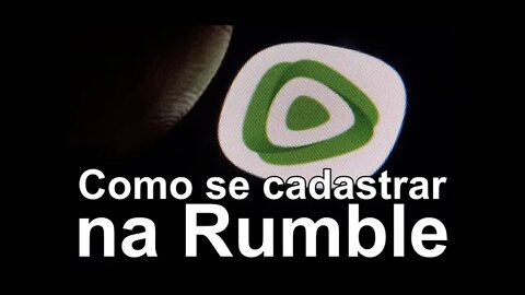 como se cadastrar no rumble