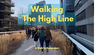 Exploring NYC | Walking The High Line until Hudson - Winter in NYC