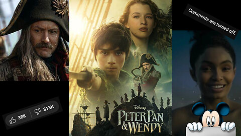 Disney HIDES From Fans AGAIN | Peter Pan and Wendy Trailer Comments TURNED OFF
