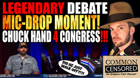 LEGENDARY DEBATE MIC-DROP MOMENT & WALK-OFF!! CHUCK HAND FOR CONGRESS!!! GA 2ND DISTRICT