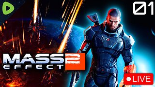 🔴LIVE - FIRST TIME Playing Mass Effect 2 - Part 1