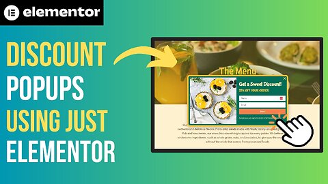 Create Wordpress Discount Popups In Elementor Without Plugins!