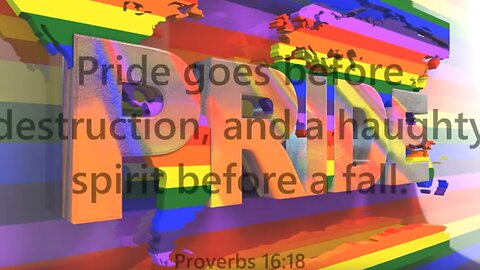 PRIDE (A Biblical View)