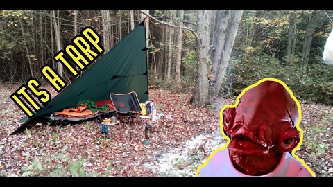 MotoCamp with Tarp and a Cot 2021