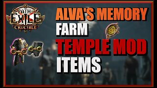 [POE 3.21] Mastering Alva's Temple Memory's: The Ultimate Guide to Farming Temple Mods in POE