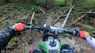 Chasing KTM's on my KX250! (Stunning Trail!)