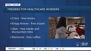 We're in this together: Companies offering freebies for healthcare workers