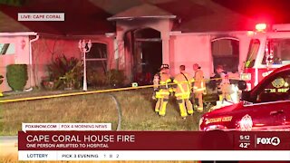 Three injured in Cape Coral house fire
