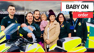 999 call reveals moment woman gave birth in back of car