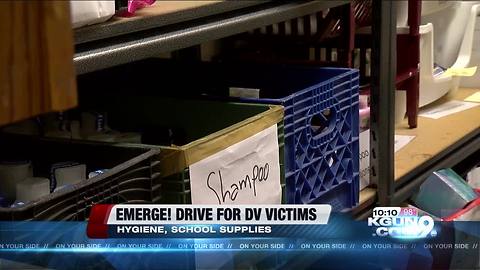 Emerge! holds donation drive for domestic violence victims