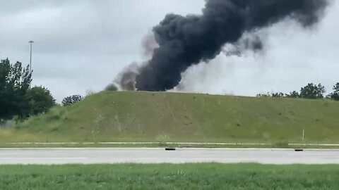 Tanker fire on I-75