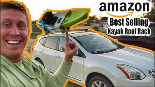 Kayak Roof Rack EASY INSTALL: Bought On Amazon!