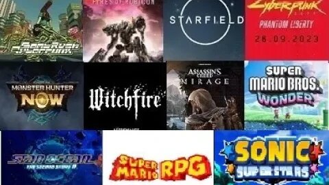 Games I am looking forward to coming out for the rest of 2023.