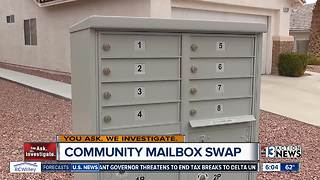 Mailbox swap takes 5 weeks for senior