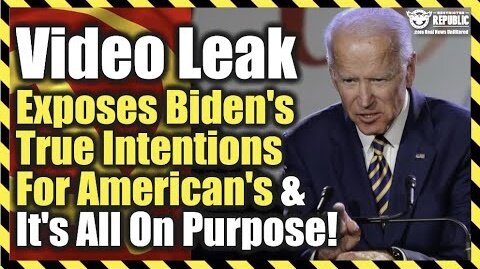 Biden Just Let The Cat Out Of The Bag! He Just Revealed His Real Intentions For American's!